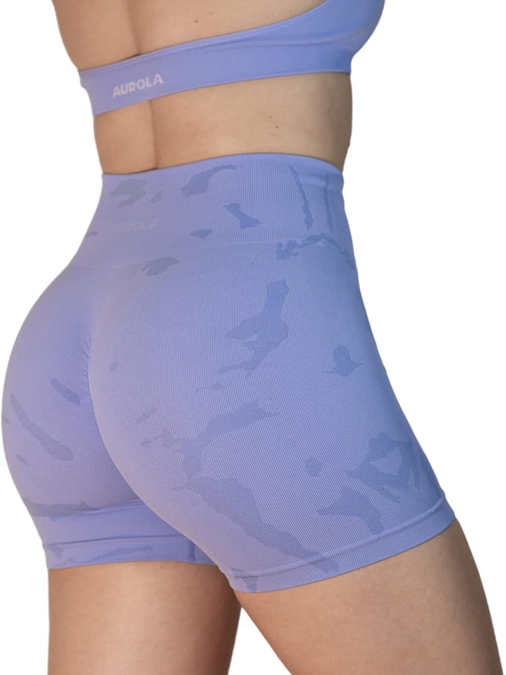 Aurola Lavender Seamless High-Waist Women’s Shorts NWOT